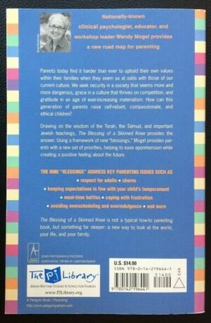 The Blessing Of A Skinned Knee: Using Jewish Teachings to Raise Self-Reliant Children by Wendy Mogel