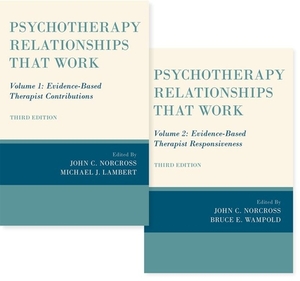 Psychotherapy Relationships That Work, 2 Vol Set by Bruce E. Wampold