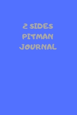 2 Sides: 90 Pages of 6 X 9 Inch Bound Pitman College Ruled Half and Half Vertical Separation White Pages by Larry Sparks