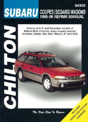 Subaru Coupes, Sedans, and Wagons, 1985-96 by Chilton