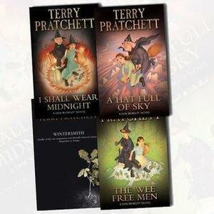 Terry Pratchett Collection Discworld Novels: I Shall Wear Midnight / A Hat Full Of Sky / The Wee Free Men / Wintersmith by Terry Pratchett