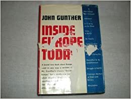 Inside Europe Today by John Gunther