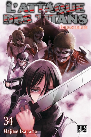 L'Attaque des Titans, Tome 34 - Edition limitée by Hajime Isayama