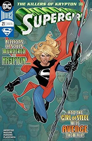 Supergirl #21 by Sean Parsons, FCO Plascencia, Marc Andreyko, Kevin Maguire, Rachel Dodson, Terry Dodson