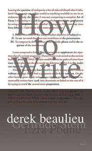 How to Write by Derek Beaulieu