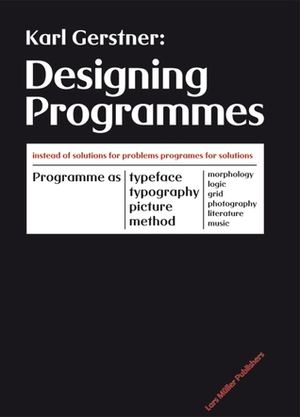 Designing Programmes by Karl Gerstner