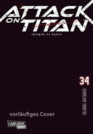 Attack on Titan 34 by Hajime Isayama