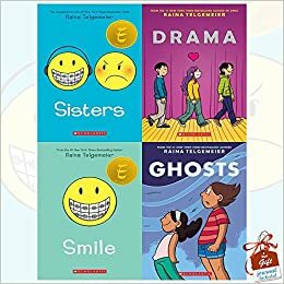 Raina Telgemeier Collection 4 Books Bundle With Gift Journal (Sisters, Drama, Smile, Ghosts) by Raina Telgemeier