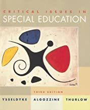 Critical Issues in Special Education by James Ysseldyke, Bob Algozzine, Martha L. Thurlow