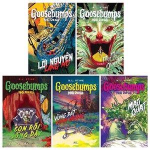 Goosebumps: Night of the Living Dummy, One Day at Horrorland, the Haunted Mask, the Tomb, Monster Blood. ( Set 5 Vols) by R.L. Stine