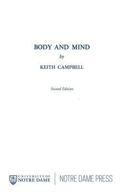 Body and Mind: Second Edition by Keith Campbell