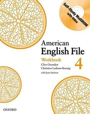 American English File 4 Workbook: With Multi-Rom, Volume 4 by Clive Oxenden, Christina Latham-Koenig