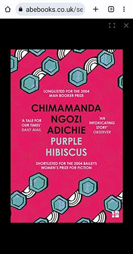 Purple Hibiscus by Chimamanda Ngozi Adichie