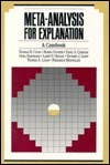 Meta-Analysis for Explanation: A Casebook by Russell Sage Foundation