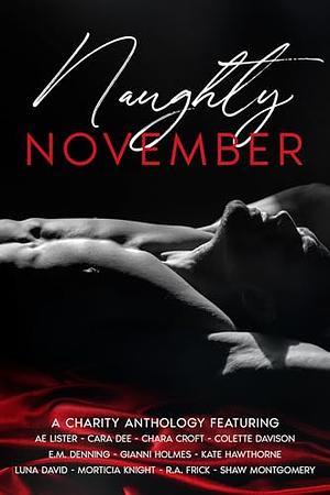 Naughty November: A Charity Anthology by Morticia Knight, AE Lister, Cara Dee, E.M. Denning, Luna David, R.A. Frick, Kate Hawthorne, Gianni Holmes, Shaw Montgomery, Colette Davison