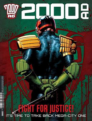 2000 AD Prog 1986 - Fight for Justice! by Michael Caroll