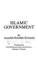 Islamic Government by Ruhollah Khomeini