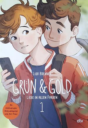 Grün &amp; Gold - Liebe in allen Farben 1: Herzerwärmende Graphic Novel über die erste Liebe - mit charmantem Internatssetting | Mit exklusivem Bonusmaterial und Art Print by Lisa Brenner