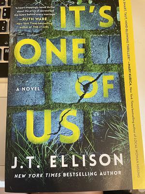 It's One of Us by J.T. Ellison