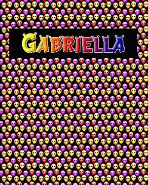120 Page Handwriting Practice Book with Colorful Alien Cover Gabriella: Primary Grades Handwriting Book by Sheldon Franks