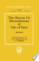 The Historia Vie [sic] Hierosolimitane by Elizabeth Siberry, C. W. Grocock