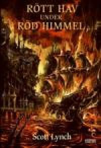 Rött hav under röd himmel by Scott Lynch