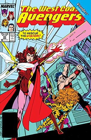 The West Coast Avengers #43 by John Byrne, Mike Machlan