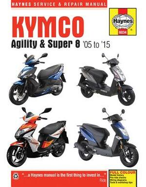 Kymco Agility & Super 8 Scooters, '05-'15 by Haynes Publishing