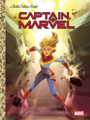 Captain Marvel Little Golden Book (Marvel) by John Sazaklis, Penelope R. Gaylord