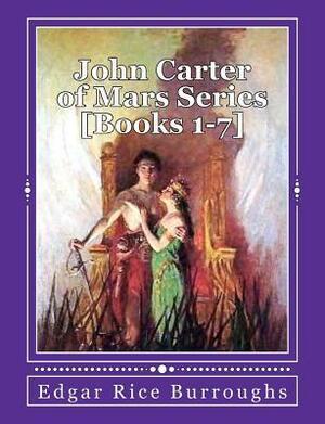 John Carter of Mars Series Books 1-7 by Edgar Rice Burroughs, Frank E. Schoonover