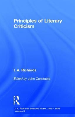 Princ Literary Criticism V3 by John Constable, I. A. Richards