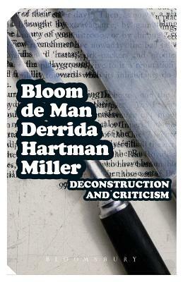Deconstruction And Criticism by Harold Bloom, Jacques Derrida