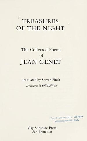 Treasures of the Night: The Collected Poems of Jean Genet by Jean Genet