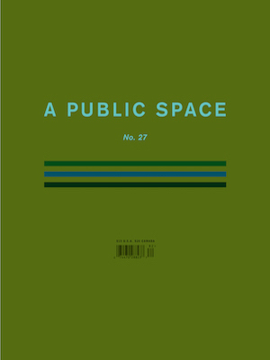A Public Space #27 by Brigid Hughes