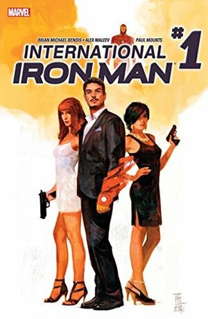 International Iron Man #1 by Alex Maleev, Brian Michael Bendis