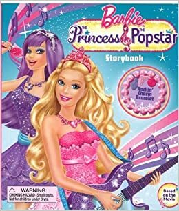 Barbie Princess and the Popstar: Charm Storybook by Mattel