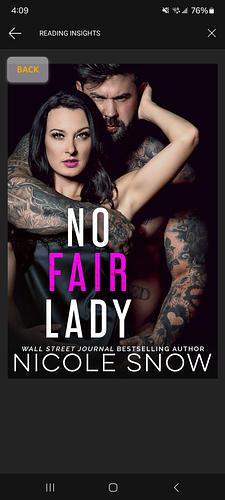 No Fair Lady (Heros of Hearts Edge Book 5) by Nicole Snow