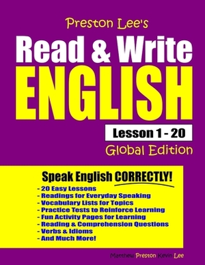 Preston Lee's Read & Write English Lesson 1 - 20 Global Edition by Kevin Lee, Matthew Preston