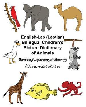 English-Lao/Laotian Bilingual Children's Picture Dictionary of Animals by Richard Carlson Jr