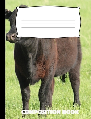 Composition Book: Angus Cow Composition Wide Ruled by Pinnacle Novelty Publishing