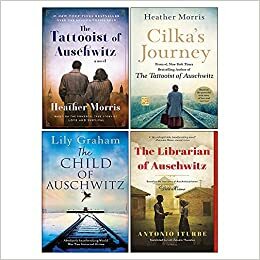 Cilka's Journey, The Tattooist of Auschwitz, The Librarian of Auschwitz, The Child of Auschwitz 4 Books Collection Set by Lily Graham, Heather Morris, Antonio Iturbe