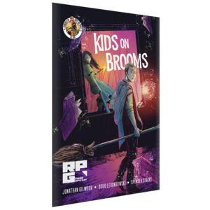 Kids on Brooms by Jonathan Gilmour