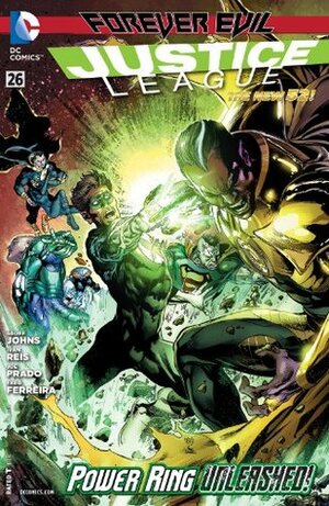 Justice League #26 by Geoff Johns, Joe Prado, Ivan Reis