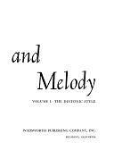 Harmony and Melody, Volume 1 by Elie Siegmeister