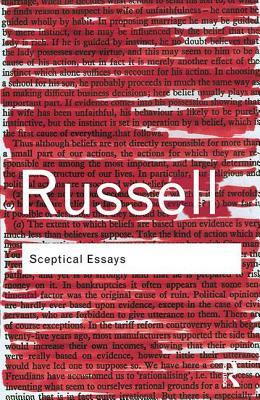 Sceptical Essays by Bertrand Russell