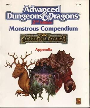 Monstrous Compendium: Forgotten Realms Appendix by David Cook