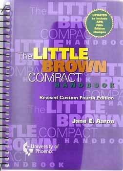 Little Brown Compact Handbook by Jane E. Aaron