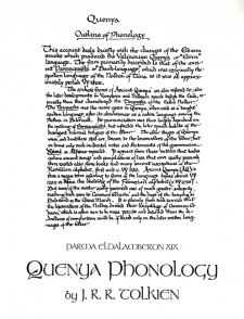 Parma Eldalamberon XIX: Quenya Phonology: Comparative Tables, Outline of Phonetic Development, Outline of Phonology by Christopher Gilson, J.R.R. Tolkien