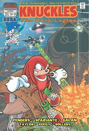 Knuckles the Echidna #1 by Justin Gabrie, Andrew Pepoy, Ken Penders, Kent Taylor, Manny Galan