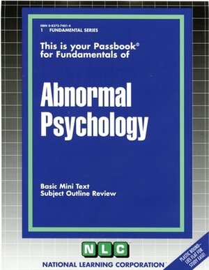 Abnormal Psychology by National Learning Corporation